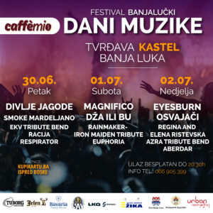 Deseti, jubilarni festival “Banjalučki dani muzike” na platou ispred tvrđave “Kastel”
