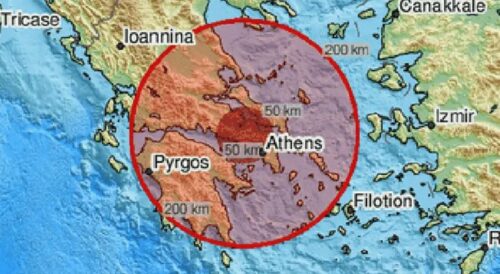 ZATRESLA SE ATINA! Jak zemljotres pogodio Grčku