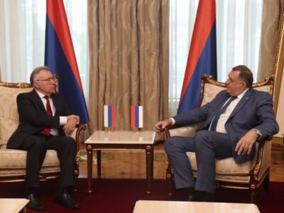 Dodik i Kalabuhov o unapređenju saradnje Srpske i Rusije