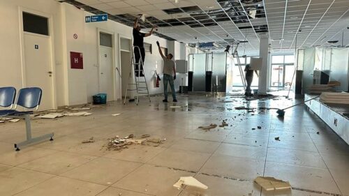 Velika šteta na banjalučkom aerodromu, uništena i unutrašnjost (FOTO)
