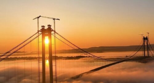 IMPOZANTNI PRIZORI Otvoren treći najveći viseći most u Evropi (FOTO/VIDEO)