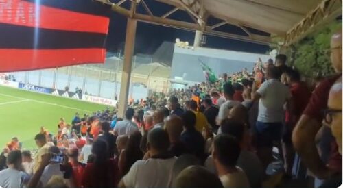 Opšta tuča navijača u kvalifikacijama za Ligu šampiona, reagovala policija (VIDEO)