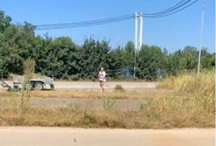 Došli na odmor u BiH pa kosili travu oko graničnog prelaza (VIDEO)