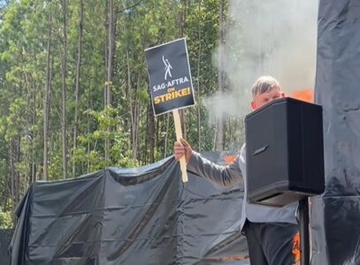 Kaskader Harisona Forda se zapalio na štrajku glumaca (VIDEO)