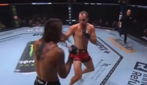 Ovo se ne viđa svaki dan: Spektakularni nokaut srpskog UFC borca! (VIDEO)