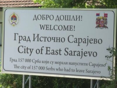 SRAMAN POTEZ! Kantonalne vlasti uklonile tablu sa brojem prognanih Srba iz Sarajeva