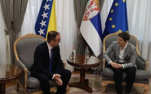 Sastanak Brnabićeve i Vranješa: Zajednički raditi na unapređenju bilateralne saradnje