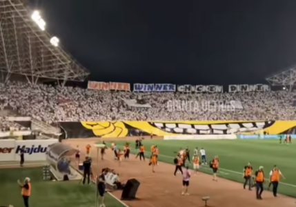 Isplivao novi snimak tuče navijača Dinama i AEK-a (VIDEO)