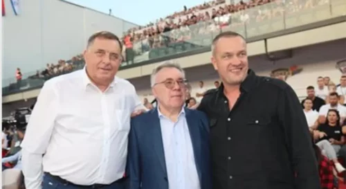Finalni meč Partizana i CSKA prate Dodik i Kalabuhov