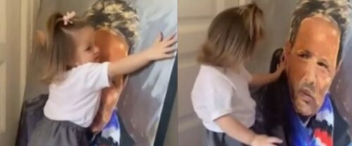 Supruga Siniše Mihajlovića objavila snimak koji slama srca, unuka grli i ljubi djedovu sliku (VIDEO)