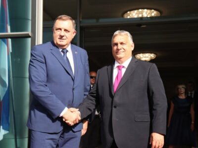 ZVANIČNA POSJETA MAĐARSKOJ Počeo sastanak Dodika i Orbana u Budimpešti