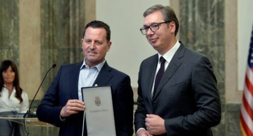 Aleksandar Vučić odlikovao bivšeg specijalnog izaslanika Donalda Trampa