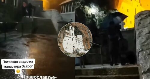 KRICI OD KOJIH SE TRESU KOSTI Jeziv snimak sa Ostroga zaprepastio javnost: O čemu se radi? (VIDEO)