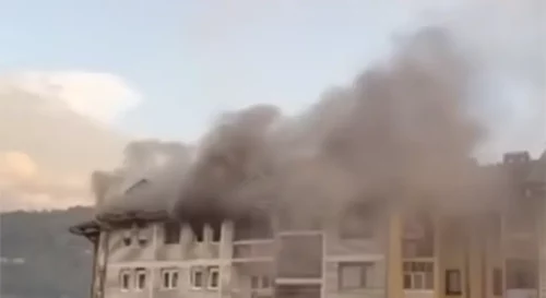 Više osoba povrijeđeno u požaru na zgradi u Bijelom Polju