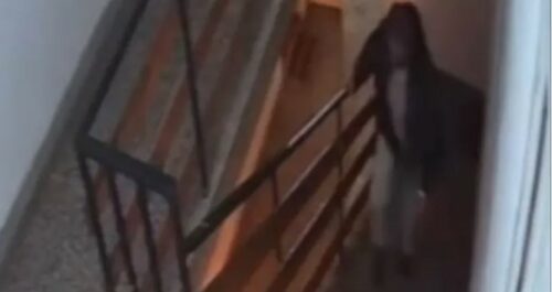 JEZIV SNIMAK IZ BEOGRADA Manijak juri djevojčice uz stepenice (VIDEO)