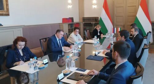 Dodik u Mađarskoj: Sastanak u Ministarstvu spoljnih poslova