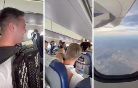 NA KRILIMA MUZIKE Vesela ekipa raspjevala putnike na visini od 9.000 metara (VIDEO)