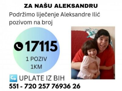 Mlada majka Aleksandra Ilić iz Šipova treba našu pomoć