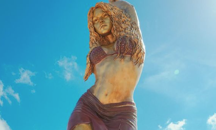 VELIKO PRIZNANJE Ogromna statua Šakire osvanula u njenom rodnom gradu (FOTO/VIDEO)