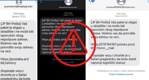 GRAĐANI BiH NA METI PREVARANATA Stižu poruke sa opasnim linkom od Pošta BiH