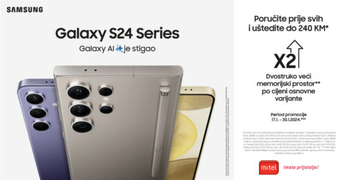 Rezervišite svoj novi telefon iz fantastične Galaxy S24 serije