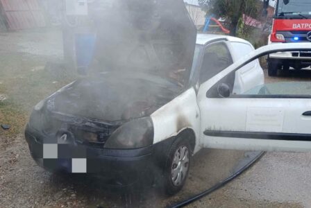 NASTALA MATERIJALNA ŠTETA Požar na automobilu u Banjaluci