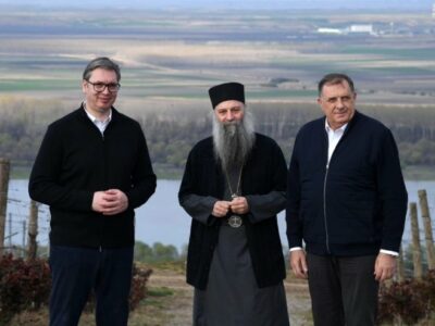 (FOTO) „ЈEDAN OD NAJZNAČAJNIJIH SASTANAKA“ Vučić sa Dodikom i patrijarhom Porfirijem