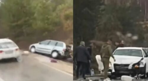 (FOTO/VIDEO) PRVI SNIMCI I FOTOGRAFIJE Jeziva saobraćajka kod Rogatice: Poginulo dijete, a sedam osoba povrijeđeno