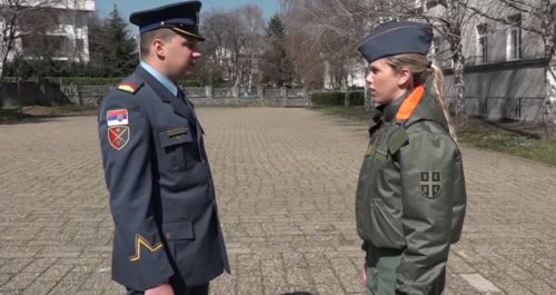 ĐORĐE I GABRIJELA PONOS SRPSKE Školuju se na Vojnoj akademiji: Banjalučanka uskoro postaje pilot