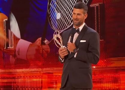 (VIDEO) ISPISAO NOVE STRANICE ISTORIJE Novak Đoković peti put u karijeri proglašen za najboljeg sportistu godine
